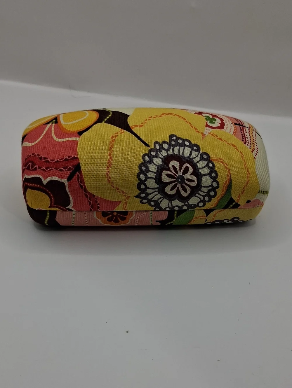 Vera Bradley Floral Eyewear Case - Yellow Pink Multi